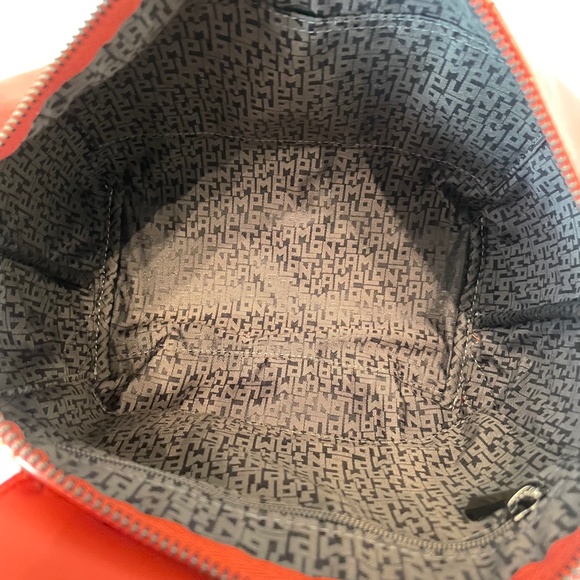 Longchamp Le Pliage Cuir Leather Backpack Terracotta - Picture 11 of 15